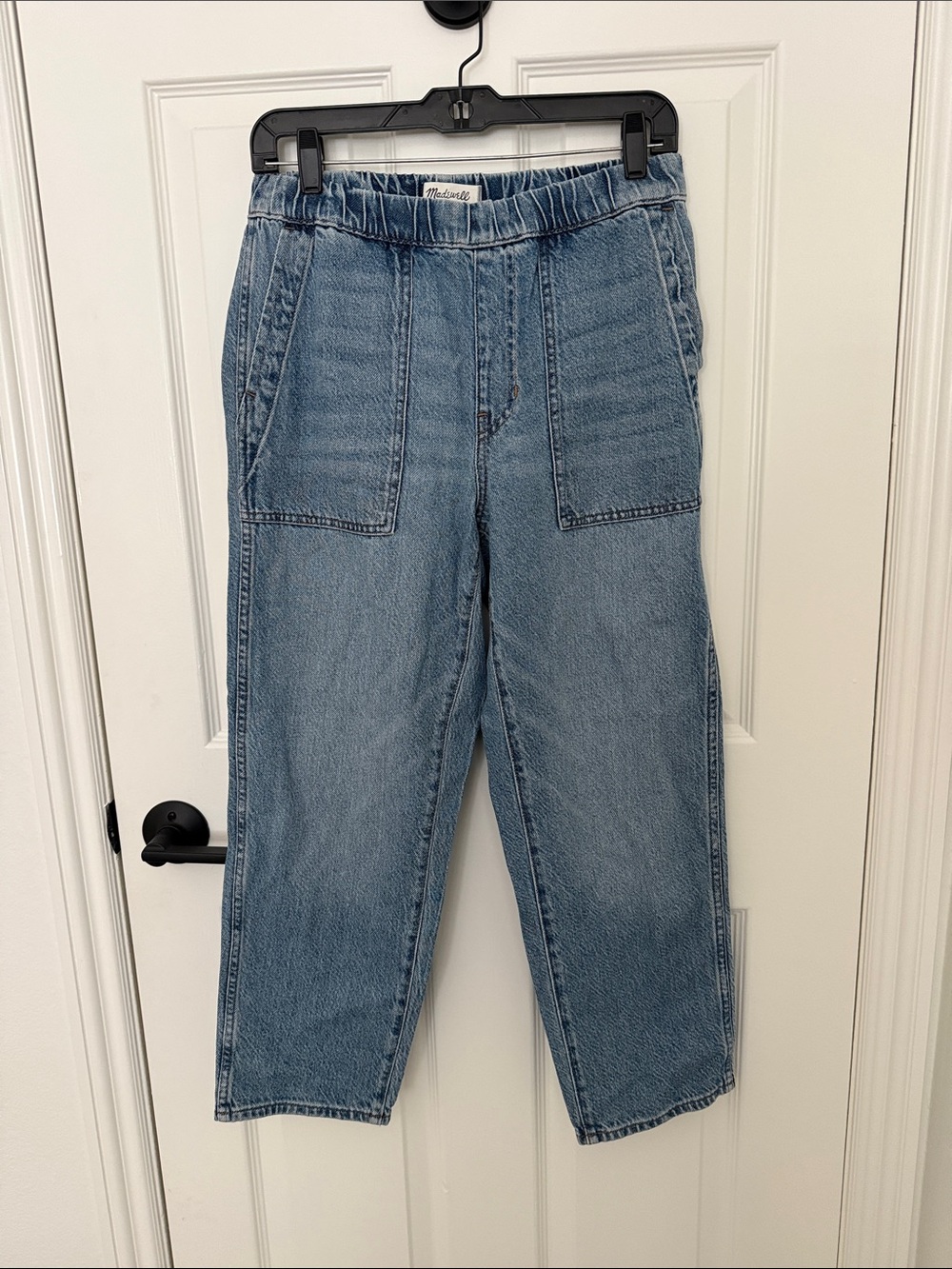 Madewell Straight-Leg Jeans in Light Blue Wash